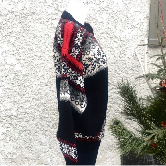 Norwool of Norway Wool Fair Isle Sweater. Size M - Picture 3 of 10